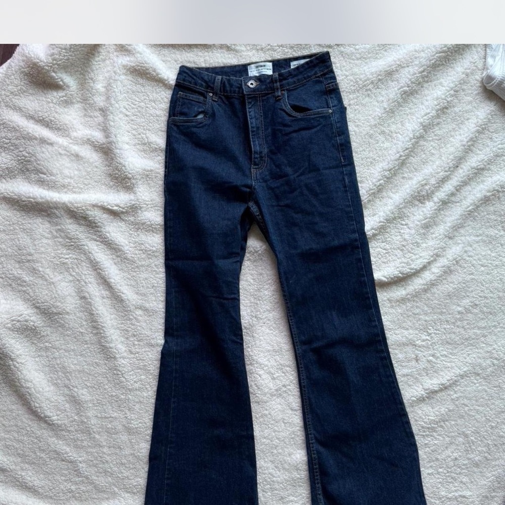 Cotton On Dark Blue Flare Jeans